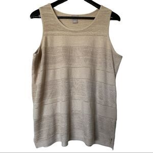 CHICO’S Knitted Sleeveless Sweater Top